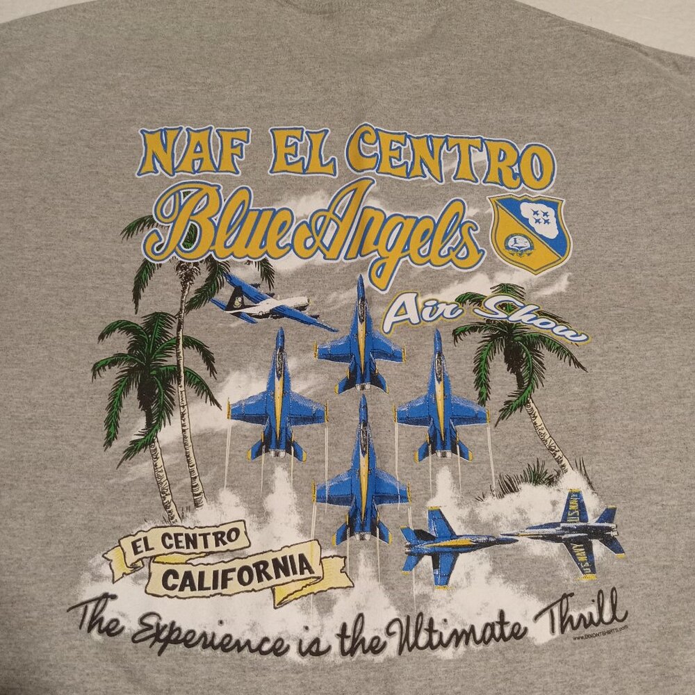 Blue Angels Airshow Men's Gildan SS T Shirt in Size XL